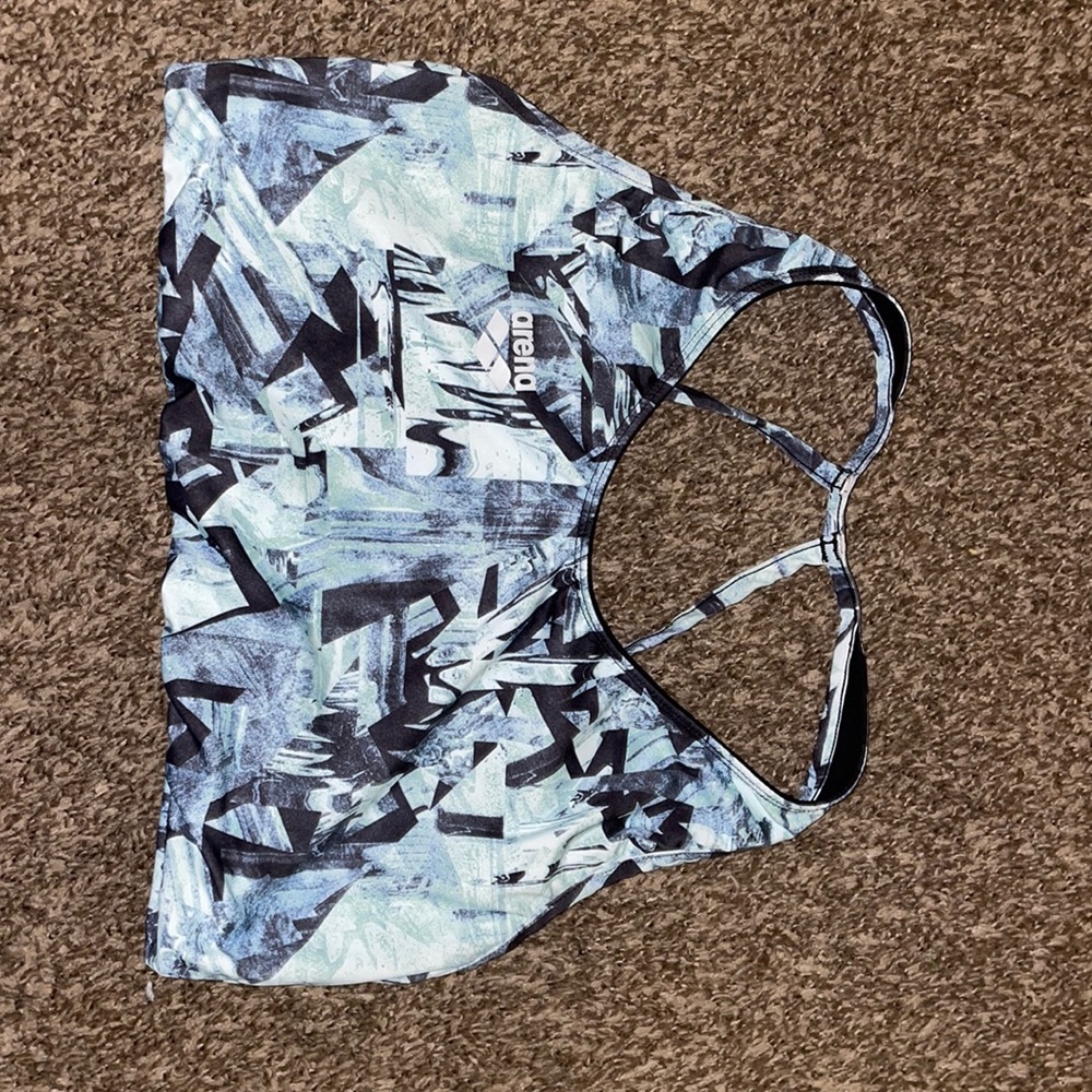 Arena open back sports bra